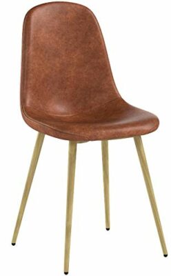 esszimmerstuhl leder braun
