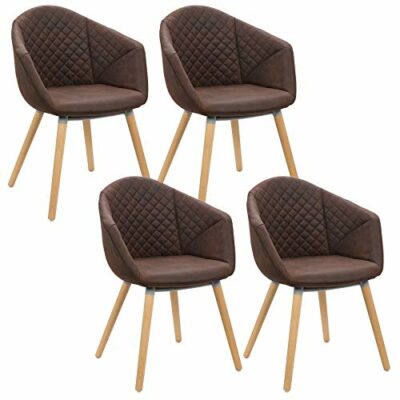 esszimmerstuhl mit armlehne leder